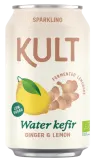 Water kefir GINGER AND LEMON, organic