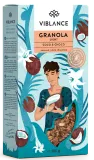 Granola with coconut and chocolate
