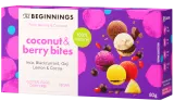 Coconut cookies with berries THE BEGINNINGS, 80 g