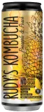 Kombucha Drink PINEAPPLE AND PEACH RUDY'S, 330 ml