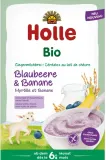 Milk porridge with blueberries and bananas for babies from 6 months, organic HOLLE, 200 g