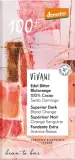 Чёрный шоколад 100% с маслом красного апельсина, биодинамический VIVANI, 90 г