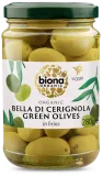 Green olives "Bella Di Cerignola" in brine, organic
