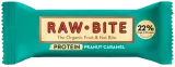 Protein bar with peanuts and caramel, organic RAWBITE, 45 g