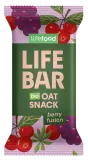 Oat bar "Berry Fusion", organic LIFEFOOD, 40 g