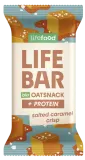 Oat bar with protein "Salted Caramel Crisp", organic LIFEFOOD, 40 g