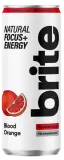 Energy drink BRITE, blood orange flavor, 330 ml