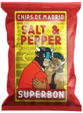 Potato chips with salt and black pepper SUPERBON, 125 g