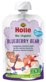 Blueberry, banana and apple puree with yogurt BLUEBERRY BEAR, organic HOLLE, 100 g