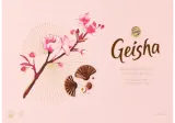 Milk chocolate candies GEISHA with hazelnut filling, 185 g