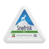 Norwegian cow and goat milk cream cheese with dill TINE