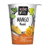 Yogurt almond cream with mangoes, organic MY LOVE MY LIFE