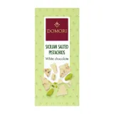 Baltasis šokoladas SICILIAN SALTED PISTACHIOS DOMORI