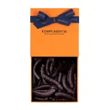 Oranges in dark chocolate KOMPLIMENTAI