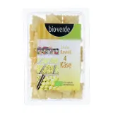 Fresh ravioli with four cheese filling