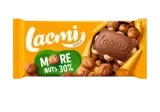 Milk chocolate LACMI with whole hazelnuts, 90 g