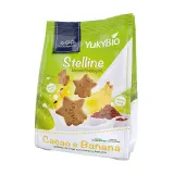 Cocoa and banana cookies STELLINE, organic