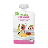 Yogurt, banana, strawberry and raspberry puree, from 10 months, FRECHE FREUNDE