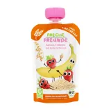 Banana, strawberry and oat puree with quinoa, from 6 months, FRECHE FREUNDE