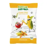 Corn cakes with peas and tomatoes, from 12 months, FRECHE FREUNDE