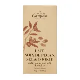 Milky chocolate with pecans, salt & cookie