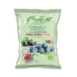 Blueberry, blackcurrant and goji berry lollipops, organic SERRA