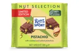 Milk chocolate RITTER SPORT with roasted pistachios, 100 g