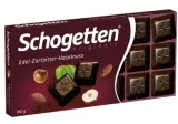 Dark chocolate SCHOGETTEN with hazelnuts, 100 g