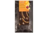 Chocolate RŪTA with orange peel, cherries and pineapples, 100 g