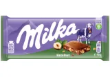 Milk chocolate with crushed hazelnuts MILKA, 90 g