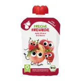 Apple, peach and strawberry puree, from 6 months, organic FRECHE FREUNDE