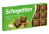 Milk chocolate SCHOGETTEN with hazelnuts, 100 g