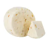 Cow and sheep milk cheese with orange peel, aged 30 days