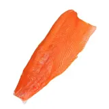 Alaska wild red salmon fillet, cold smoked, skinless