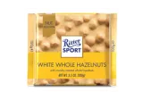 White chocolate RITTER SPORT with hazelnuts, 100 g