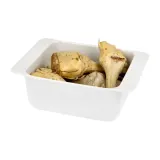 Grilled artichokes with stem