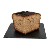Whole grain rye bread with hemp seeds, coarse flour