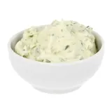 Creamy cheese spread with wild garlic