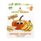 Rice, corn and buckwheat crisps with bananas and pumpkins, from 12 months, organic FRECHE FREUNDE