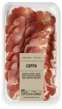 Vytinta kiaulienos sprandinė COPPA STAGIONATA, pjaustyta, ekologiška PRIMA VERA, 70 g