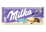 White chocolate MILKA with OREO cookie pieces, 100 g