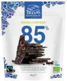 Темный шоколад 85% плитка с какао-бобами, органический BELVAS, 120 г