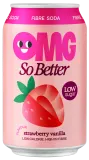 Sparkling soft drink "Strawberry Vanilla" OMG, 330 ml