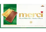Milk chocolate MERCI with hazelnuts and almonds, 100 g
