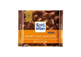 Milk chocolate RITTER SPORT with almonds and honey, 100 g