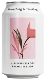 Sparkling soft drink "Hibiscus & Rose" SOMETHING & NOTHING, 330 ml