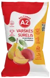 Cottage cheese from A2 milk, with peaches and pears ŽEMAITIJOS PIENAS, 100g