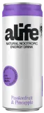 Passion fruit and pineapple flavored sparkling energy drink ALIFE, 330 ml