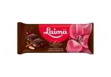 Темный шоколад LUKSS с вишнями и миндалем, 90 г