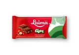 Milk chocolate LAIMA EKSTRA with hazelnuts, 90 g